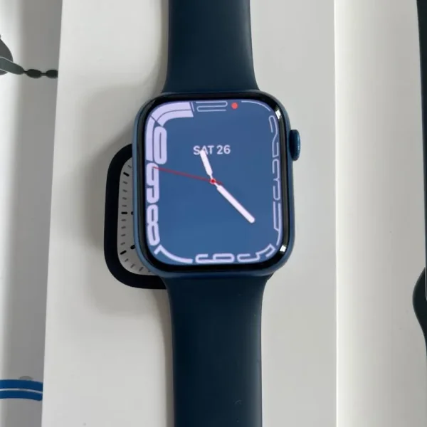 Apple Watch Series 7 Blue 45MM Excellent condition