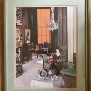 Print of Scottish Colourist Painting 'The Orange Blind' by Francis C. B. Cadell - Image 2