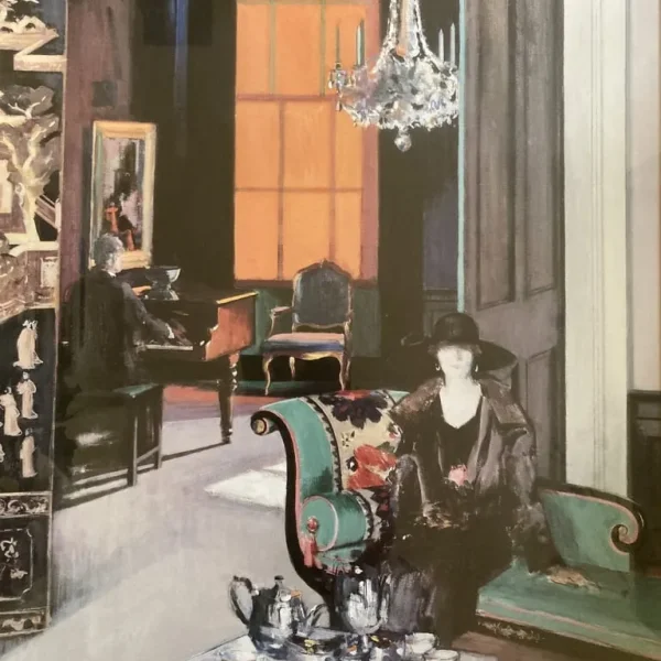 Print of Scottish Colourist Painting 'The Orange Blind' by Francis C. B. Cadell