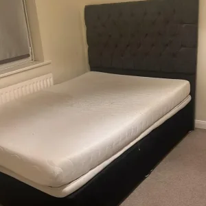 double bed with mattress for £120 for full detail contact me on WhatsApp 7862172817