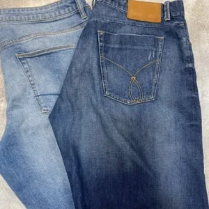 2 pairs Denim Tailored Shorts CK & ASOS 34w