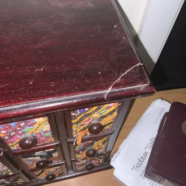 Wooden Chest with 9 Drawers – Compact & Characterful