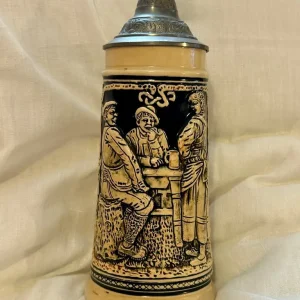 Pair of Vintage Beer Stein Mugs - Image 3