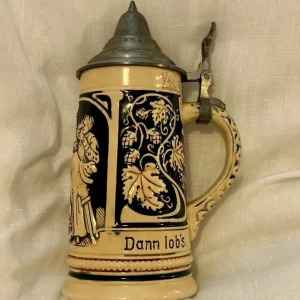 Pair of Vintage Beer Stein Mugs - Image 8