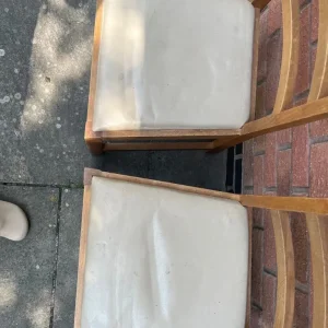 Set of 4 Oak dining chairs - Image 4