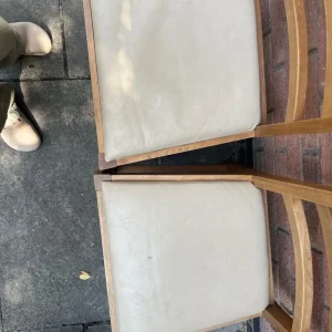 Set of 4 Oak dining chairs - Image 5