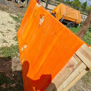 Solid NEW Pine door and caseing - Image 2