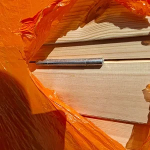 Solid NEW Pine door and caseing - Image 4