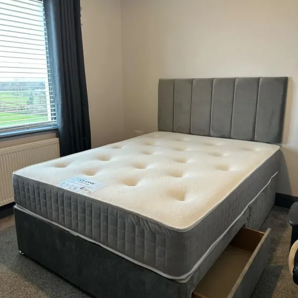 brand new divan double bed with mattress in amazing price - order now -- today delivery