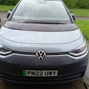 Volkswagen ID.3 Family Pro 2022, Stonewashed Blue, East Derry Alloys - Image 2