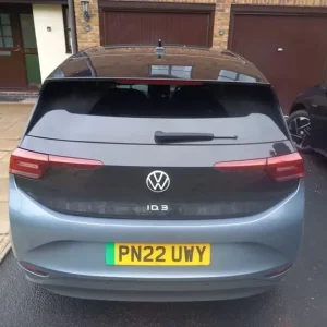 Volkswagen ID.3 Family Pro 2022, Stonewashed Blue, East Derry Alloys - Image 3