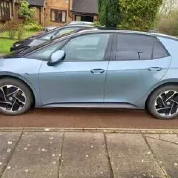 Volkswagen ID.3 Family Pro 2022, Stonewashed Blue, East Derry Alloys