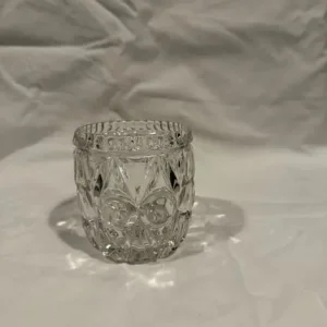 Vintage Heavy Pressed Glass Bowl