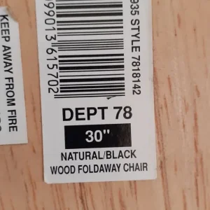 Portable Folding Stool with Backrest - Image 7