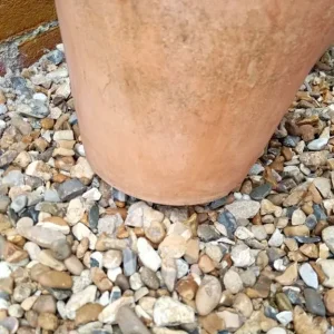 Two marble effect terracotta plant pot IP2 - Image 8