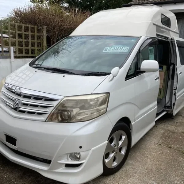 2008 Toyota Alphard Hi Top Roof Camper with Cassette Toilet
