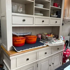 Cream kitchen dresser