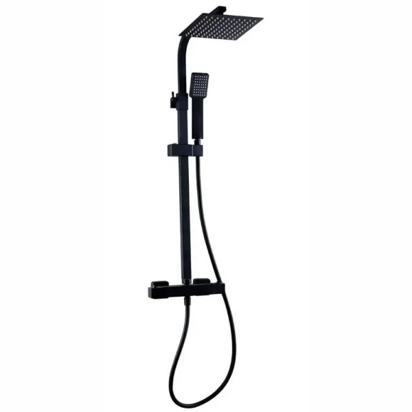 BLACK THERMOSTATIC SQAURE BAR SHOWER ---ONLY £145