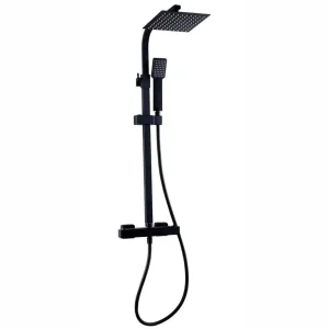 BLACK THERMOSTATIC SQAURE BAR SHOWER ---ONLY £145