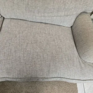 Harvey's sofa & Matching armchair both with front brass casters Howard Style. DELIVERY POSSIBLE - Image 8