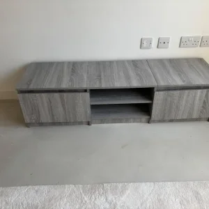 Grey TV unit - Image 2