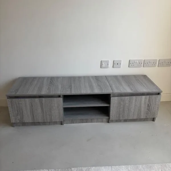 Grey TV unit