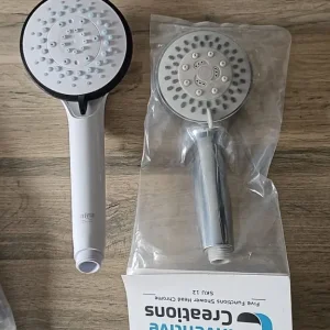 Mira shower head white or silver