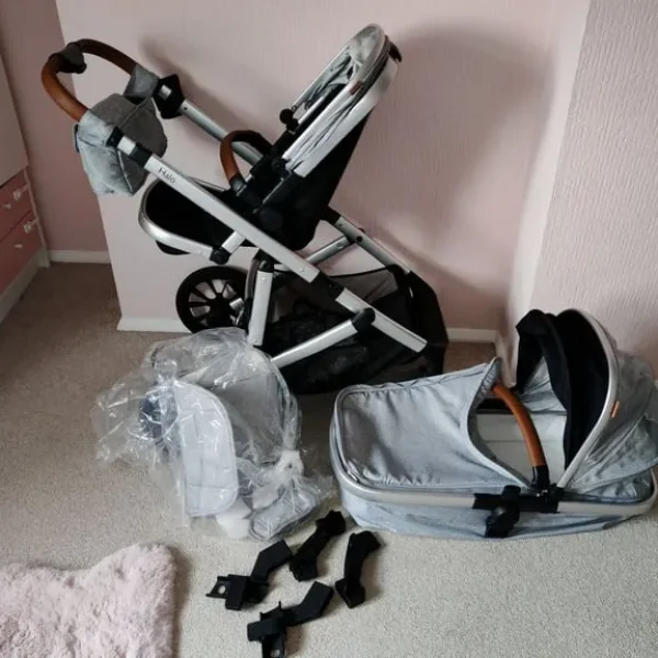 Zummi halo tandem 2 in 1 double or single pram pushchair