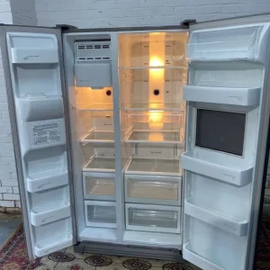 🚚TopBrand Samsung Grey American 3 Doors With Water Dispenser/Icemaker Fridge - Image 6