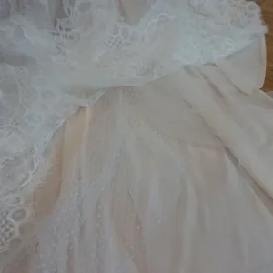 Clearance and big bargain Mermaid style Ivory wedding dress with 1.5 m long train Size 12 - Image 7