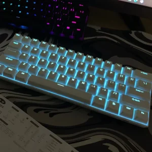 60% Mechanical Gaming Keyboard White - Image 2
