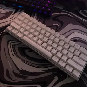 60% Mechanical Gaming Keyboard White - Image 3