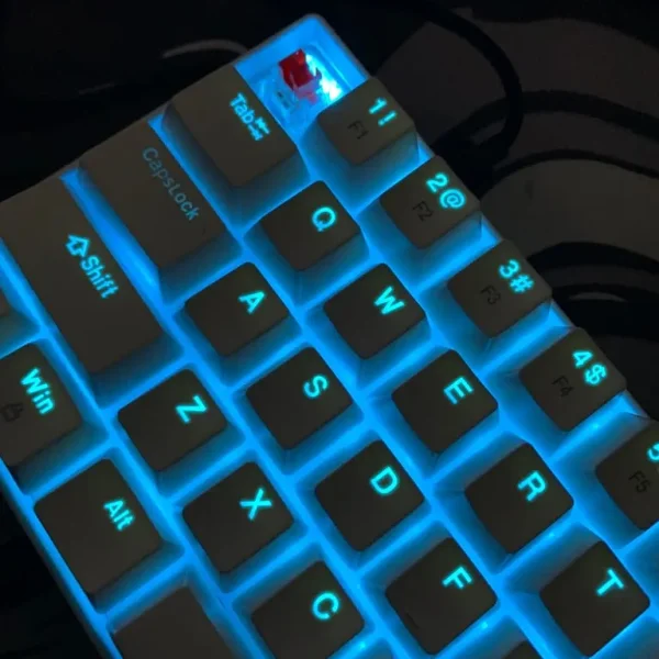 60% Mechanical Gaming Keyboard White