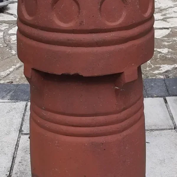 2x Matching Vintage Chimney pots