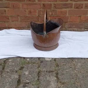 Vintage Copper Coal Scuttle - Image 2