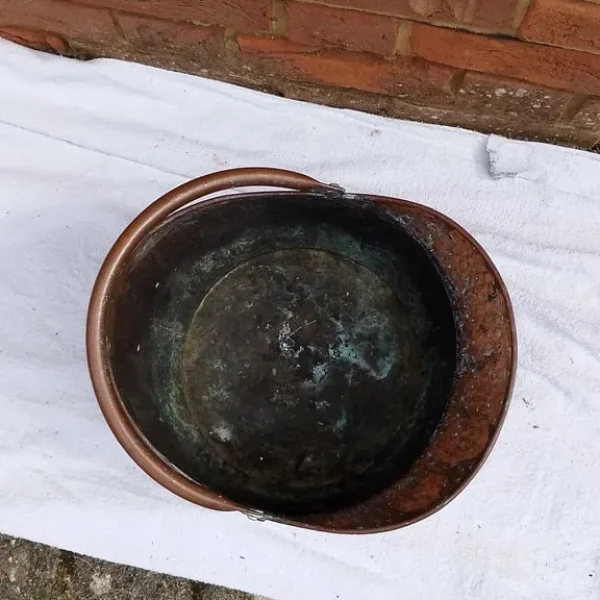 Vintage Copper Coal Scuttle