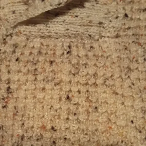 Handknitted Boys Multicoloured Squared Collar Jumper 1-2 years 24" chest - Image 3