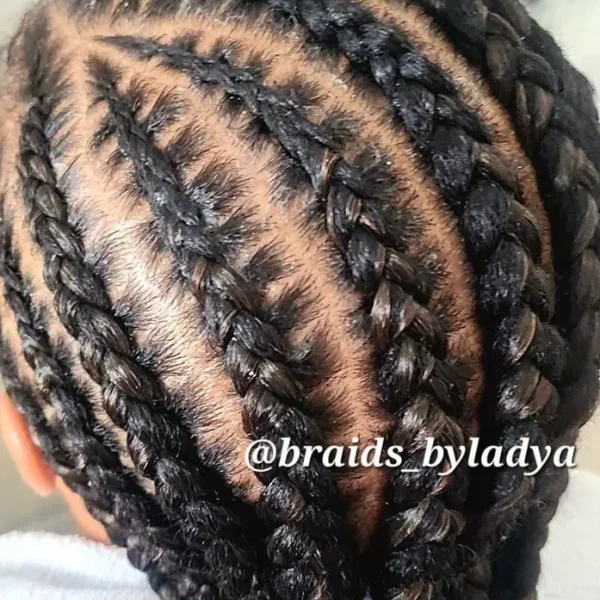 London Box braids, Goddess, Knotless Braids etc