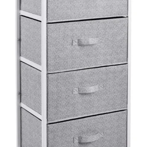 Fabric and metal storage drawers - Image 2