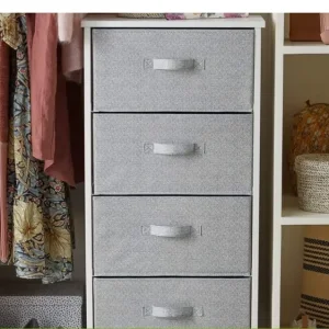 Fabric and metal storage drawers - Image 5