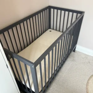 Mokee Mini Cot Bed - Stone Blue - Image 2