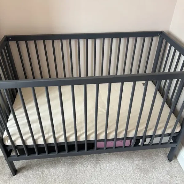 Mokee Mini Cot Bed - Stone Blue