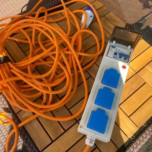 Camping hookup extension cable