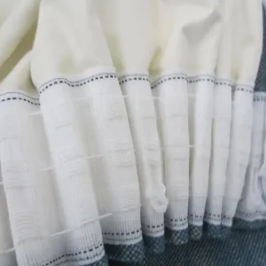 Pair of Pencil Pleat Lined Curtains in Teal John Lewis Fabric - Image 5