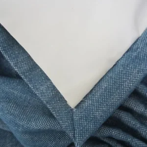 Pair of Pencil Pleat Lined Curtains in Teal John Lewis Fabric - Image 6