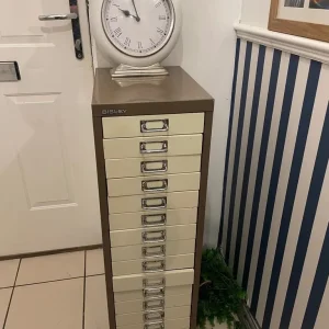 Vintage Bisley 15 Multi Drawer- Classic Coffee and Cream -