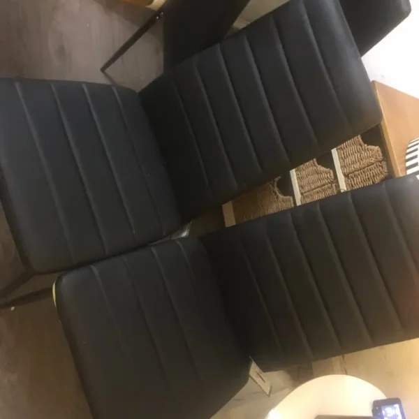 Black chairs 4