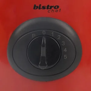 Bistro Chef 2-in-1 Ice Nuts Crushing Mixer Blender 850W Made from Glass & Stainless Steel (Red) - Image 6