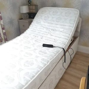 Single Divan Adjustable Bed with headboard - Image 3