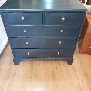 18th Century Oak Commode Chest of Drawers - Image 5